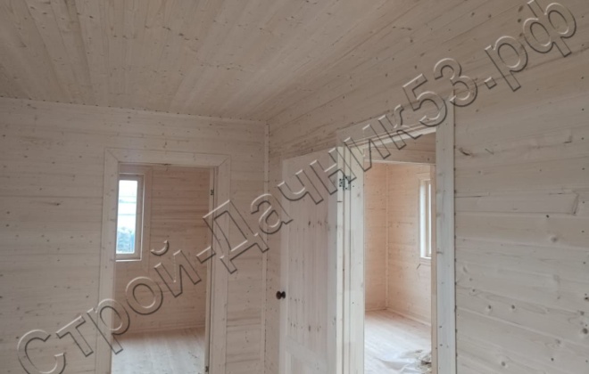 4 Каркасно-щитовой дом Д-25, 6х7м, 42М², Московская область, Можайский район, деревня Никольское (3)